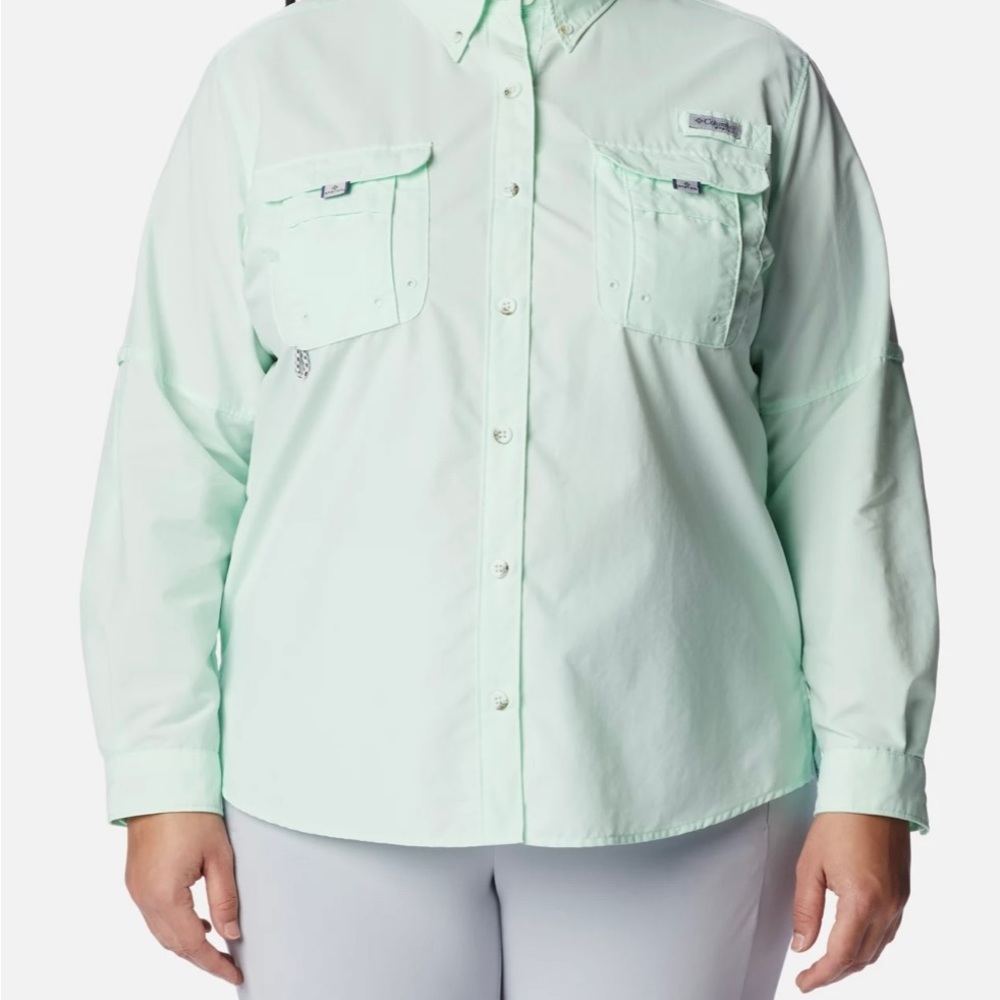 Women's PFG Bahama
Long Sleeve - 2X Plus Size “dolphin”